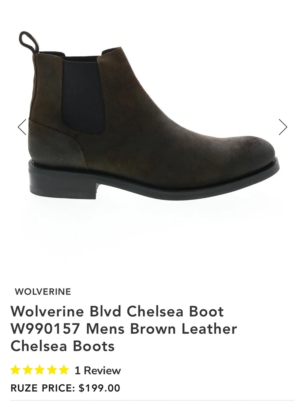 Wolverine timeless chukka